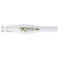 Ручка-корректор Hatber X-Mate 7мл с метал.наконечником с колпачком и клипом в прозрачном ПВХ-боксе
