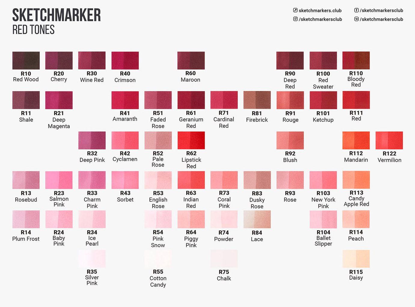 SKETCHMARKER (2 :  ,), :Charm Pink ( ), :SM-R033