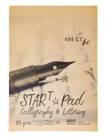 Альбом для каллиграфии и леттеринга SM-LT Start 90г/м2 А5 30л белый склейка