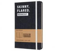 Записная книжка Textile notebook Moleskine Denim, l?ned, 13x21 cm, Skinny Flared.