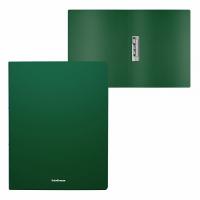 Папка с боковым зажимом пластиковая ErichKrause® Matt Classic, A4, зеленый (в пакете по 4 шт.)