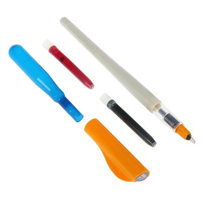 Ручка перьевая для каллиграфии Pilot Parallel Pen 3.8, (карт. IC-P3) наб. в фут. FP3-38-SS   1447489