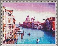 Утро в Венеции (алмазная мозаика, круглые стразы, размер 40х50)