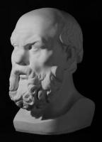 Голова Сократа, гипс (арт.10-103)