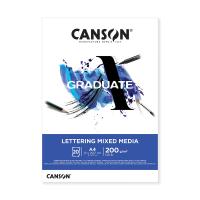 CANSON Graduate LETTERING MIX MEDIA  A4  20  200 