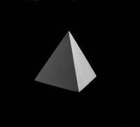 Правильная пирамида, гипс (арт.30-308)