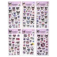 3D наклейки Sanrio Kuromi 10*22 см, 6 дизайнов в ассортименте