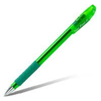 Шариковая ручка Feel it!, металлич. наконечник, 3-х гранная зона захвата, зеленый стержень, 0,7 мм