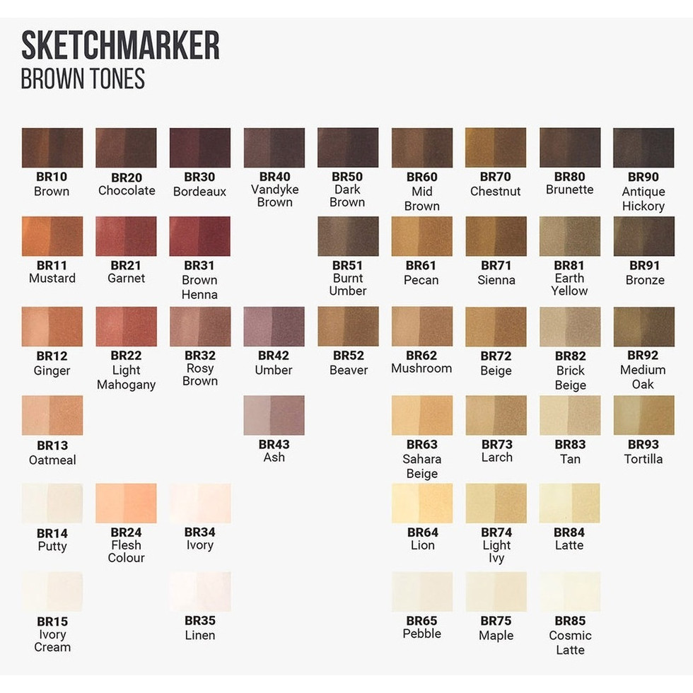 SKETCHMARKER (2 :   , 389 )( : Dark Brown ( ))