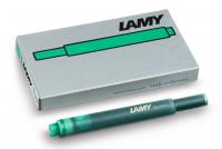 Катриджи д/пер ручки Lamy T10, Зеленый, 5 шт.