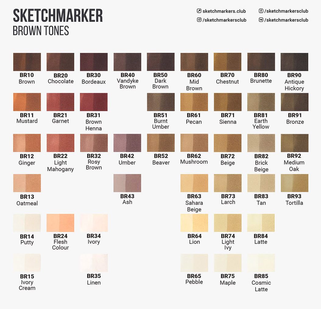 SKETCHMARKER (2 :  ,), :Earth Yellow (), : SM-BR081