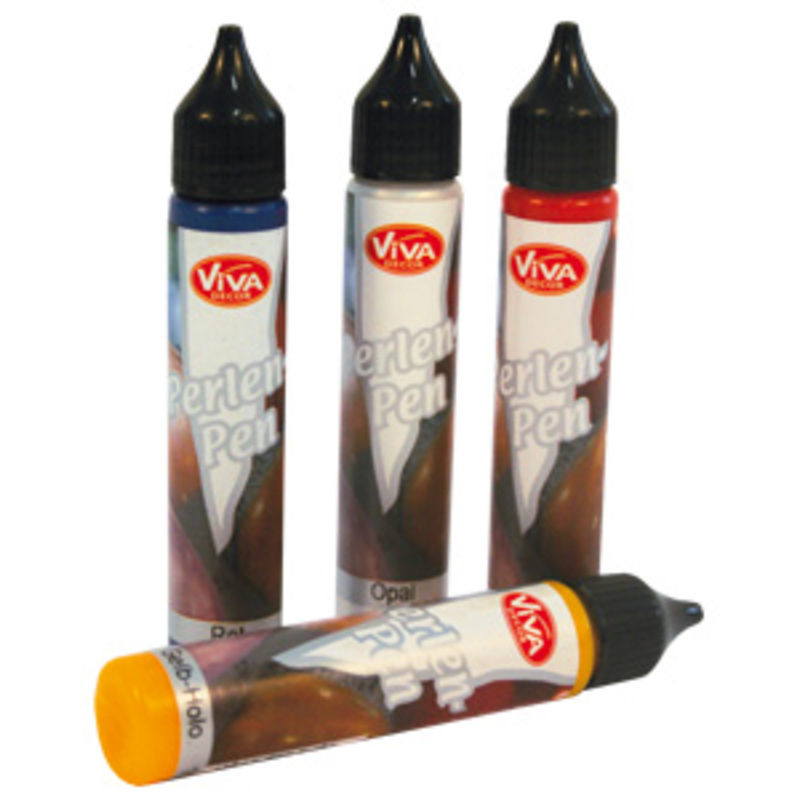 Вива декор. Viva decor акриловая краска. краски perl pen. акрил-жемчужина &quot;perlen-pen metallic&quot; белый 28мл. туба. краска декор м.