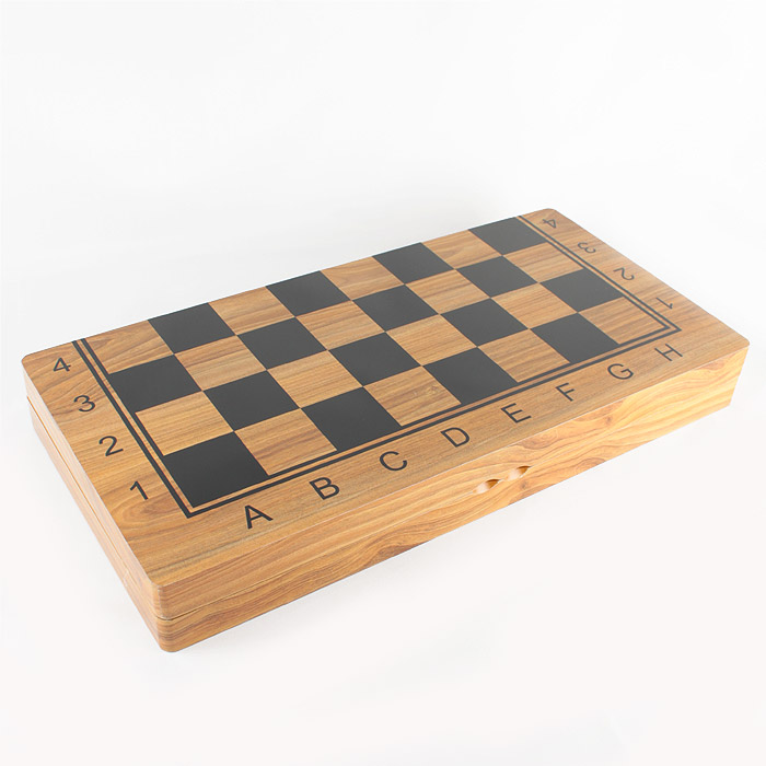Игра 3 в1 Шахматы,шашки,нарды 34*34см (деревянные)