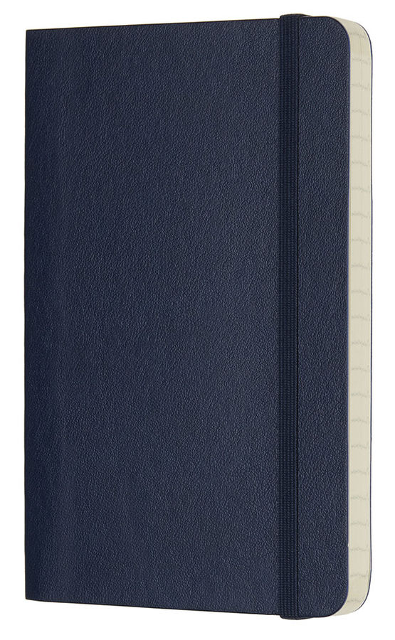 Блокнот Moleskine CLASSIC SOFT Pocket 90x140мм 192стр. линейка мягкая обложка синий сапфир