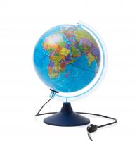 Глобус Земли политический 250 мм с подсветкой Классик Евро
