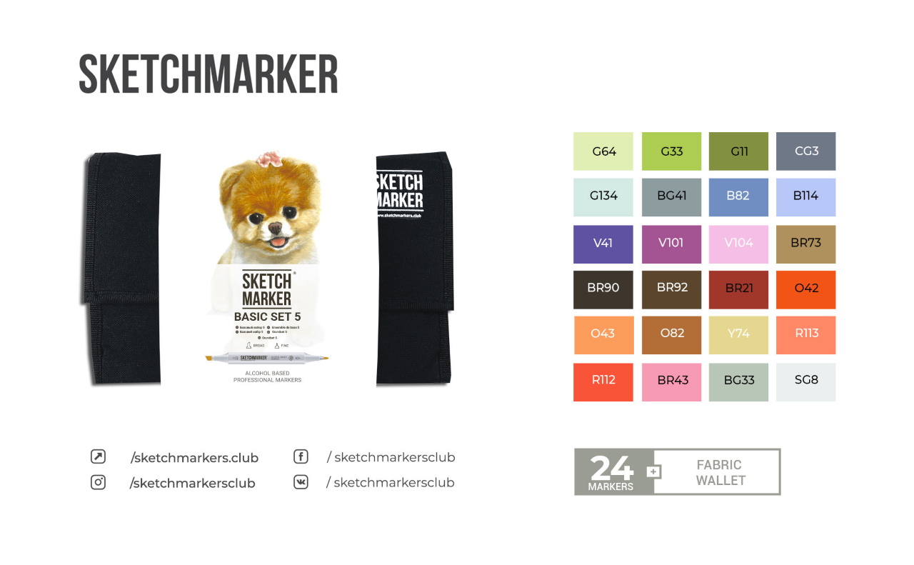   SKETCHMARKER Basic 5 24 +  