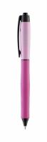 Ручка гелевая автомат STABILO PALETTE XF синяя, корпус розовый