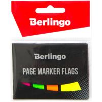 Флажки-закладки Berlingo 45*25мм, 20л+45*12, 20л*3 неоновых цвета, европодвес