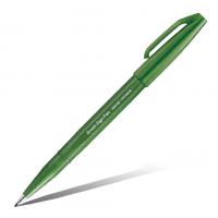 Фломастер-кисть Touch Brush Sign Pen (оливковый цвет)