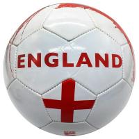 Мяч футбольный Англия, ПВХ 1 слой, 5 р., камера рез., маш.обр. в пак. в кор.50шт