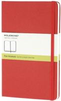 Записная книжка Moleskine Classic (нелинованная), Large (13х21см), красная