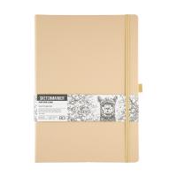 Блокнот для зарисовок Sketchmarker 21*29,7 см 80 л 140 г, твердая обложка Благородный беж Блокнот для зарисовок Sketchmarker 21*29,7 см 80 л 140 г, твердая обложка Благородный беж
