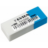 LURA Eraser Резинка канцелярская бело-синяя 50*19*12