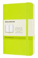 Блокнот Moleskine CLASSIC SOFT Pocket 90x140мм PU 192стр. нелинованный мягкая обложка лайм