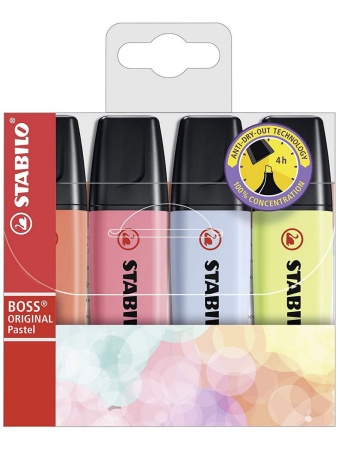   STABILO BOSS ORIGINAL PASTEL 4 /,