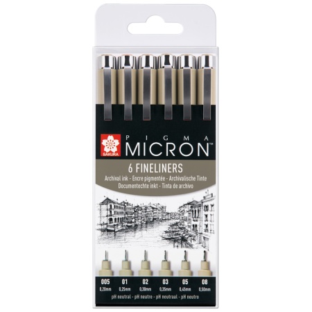    Pigma Micron 6 (0.2 025 0.3 0.35 0.45 0.5) 