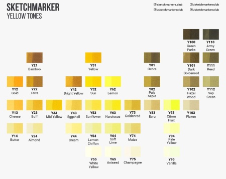 SKETCHMARKER (2 :  ,), : Yellow (), : SM-Y051