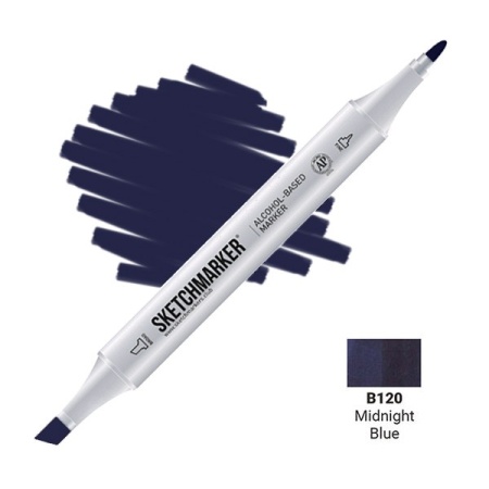 SKETCHMARKER (2 ����:������ � ������,),���� �������:Midnight Blue (��������� �����), ���: SM-B120