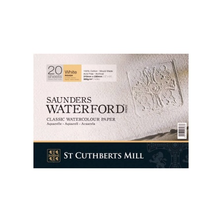 ���� ��� �������� Saunders Waterford Rough Block White  300 g/m? 310x230mm (12
